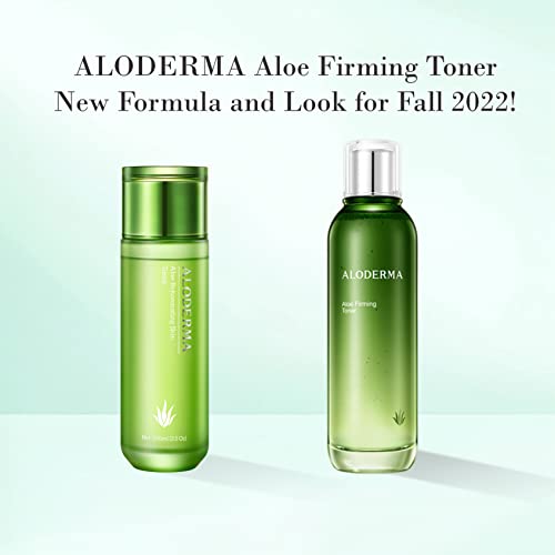 Aloderma Firming Skin Toner With 91% Organic Aloe Vera - Face Toner For Aging Skin With Natural Botanicals To Diminish The Appearance Of Fine Lines & Wrinkles - Alcohol Free Aloe Toner For Face #TOP7