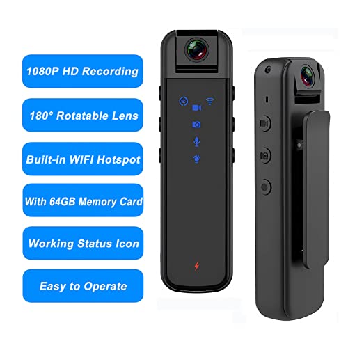SRIKEKL 1080P Body Camera with Audio and Video, Support 5-6 Hours Recording - Image 2