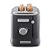 Calphalon 2084021 Intellicrisp 2 Slice Toaster, Black