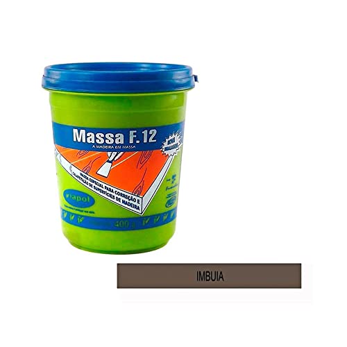Massa F12 para Calafetar Madeira 400g Imbuia