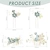 4 Pièces D'Accessoires Pour Cheveux Fleuris, Peignes À Cheveux, Accessoires Pour Cheveux De Mariée Boho, Épingles À Cheveux De Mariage En Strass, Coiffes Décoratives #1