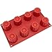 Freshware SL-107RD 8-Cavity Medium Silicone Mold for Caneles and Bordelais Fluted Cakes