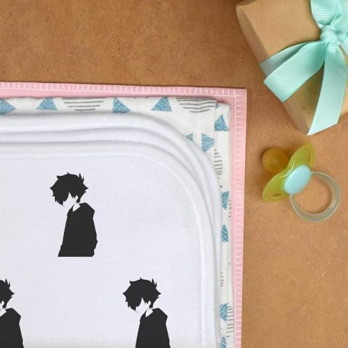 Azeeda 'Minimalist Emo Boy' Baby Burp/Wash Cloth (BC00029488)3