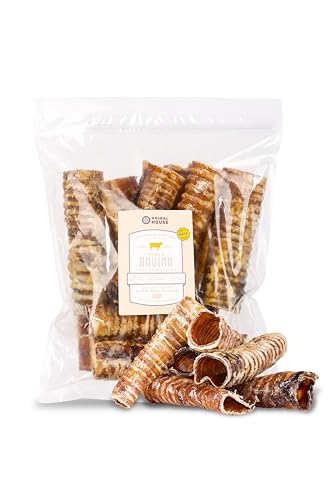 Animal House - Snack Naturale per Cani BARF alle Trachee Bovine, Delizia Proteica Europea per il Benessere del Tuo Amico a Quattro Zampe (500 GR, TRACHEE BOVINE)