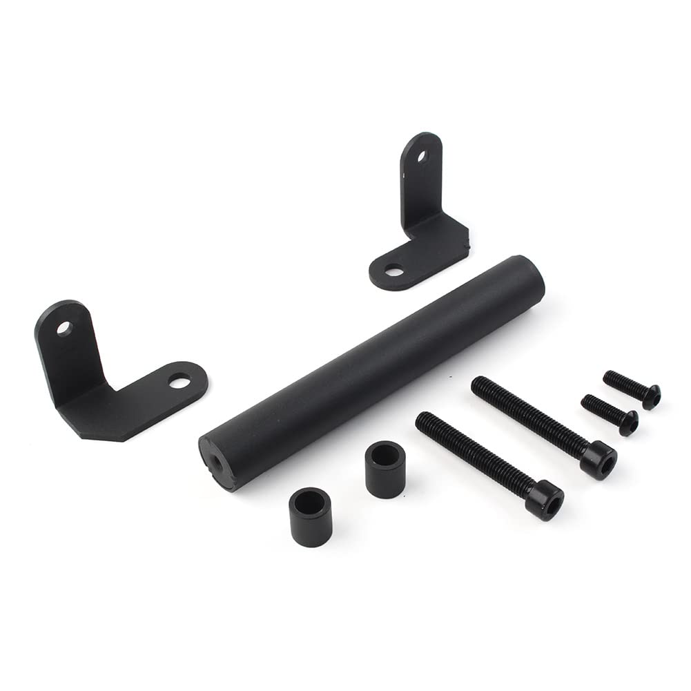 Cnfang4 Phone Navigation Bracket Stainless Steel GPS Extension Bracket Black for Suzuki Gixxer 250SF 2020-2022