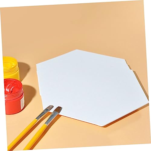 Tablero de pintura al óleo hexagonal de algodón DOITOOL de 4 piezas 5