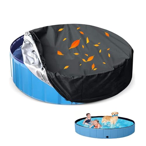 Outdoor Swimming Pool Cover, Inground Pool Cover, Waterproof Sunproof Above Ground Pool Cover, Round Pool Cover(15ft)