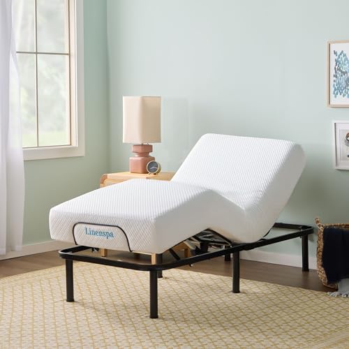 Linenspa L100 Adjustable Bed Base, Head and Foot Incline, Twin XL Size - image 8
