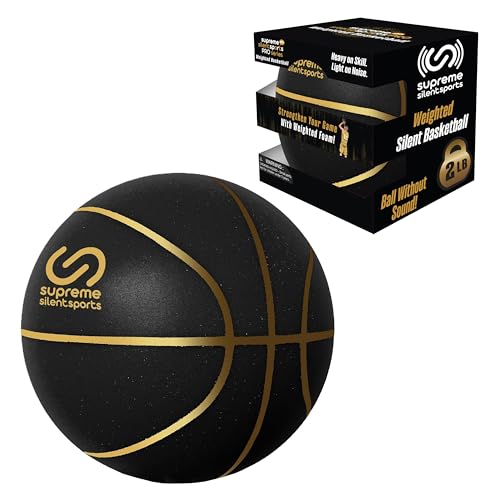 Supreme Silent Sports PRO 2 lb Weighted Silent Basketball |