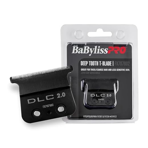 BabylissPRO FX707BD2 Replacement DLC T-Blade Deep Tooth 2.0MM for FX787 & FX726