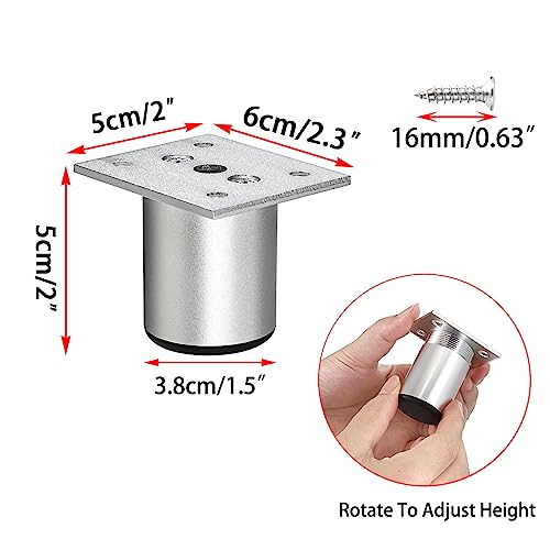 Sumnacon ULSMC01101 4Pcs Aluminium Alloy Furniture Legs thumb #3