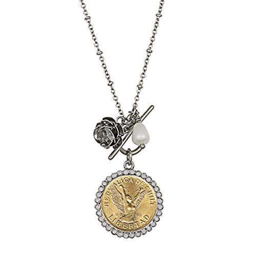 American Coin Treasures Coin Necklace Pendant Rose– Genuine Angel 5