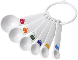 Dexam Dots Measuring Spoons Set, White