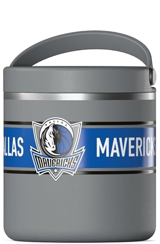 Hydrapeak x NBA Officially Licensed Dallas Mavericks 25oz Stainless Steel Vacuum Insulated Thermos Food Jar with Handle, Wide Mouth Leak-Proof Soup Thermos for Adults, 10 Hours Hot and 16 Hours Cold