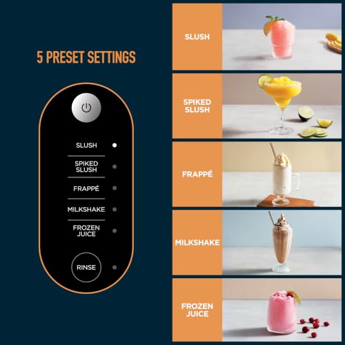 Image of Ninja SLUSHi Professional Frozen Drink Maker with RapidChill Technology, Frozen Drink & Slushie Machine, 5 Preset Programs, Frozen Margaritas, Frappes, and More, Grey, FS301C, (Canadian Version)