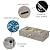 COSIEST Outdoor Propane Fire Pit Table, 56-inch x 28-inch Rectangle Gray Concrete-Like Finish, 50,000 BTU Stainless Steel Burner w Blue Fire Glass, Wind Guard, Raincover