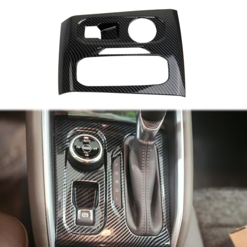 Korlot Gear Shift Panel Cover Trim for Chevrolet Colorado/GMC Canyon | Fit for 2023-2026 Chevy Colorado/GMC Canyon,Carbon Fiber Style,Interior Center Console Accessories