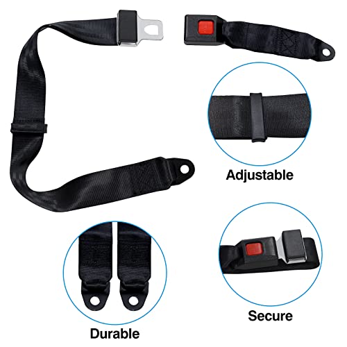 Ilskw Golf Cart Seat Lap Strap Belts Kit Universal Golf Cart Belt Kit Front Rear For Ezgo, Yamaha, Club Car, Go Kart, Utv A Pair | Not Include Bolts #TOP3