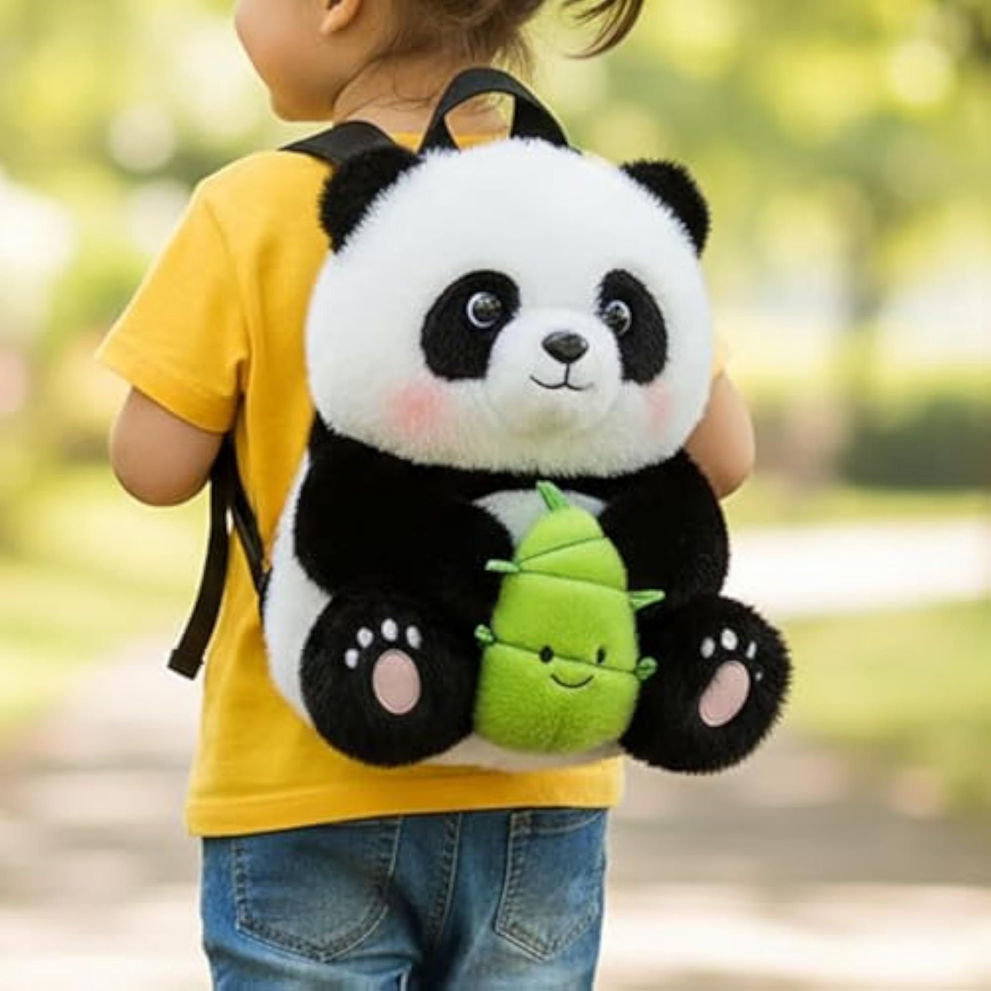 Plush Panda Backpack for Animal Travel Daypack