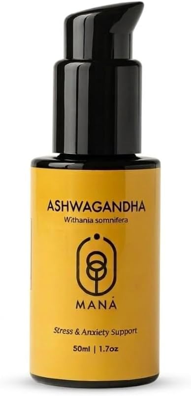 Ashwagandha Liquid, 50 ml - Organic KSM-66® Ashwagandha Root Extract - Liquid Herbal Supplement, Non-GMO, Glueten-Free, with a Convenient Pump for Easy Daily use