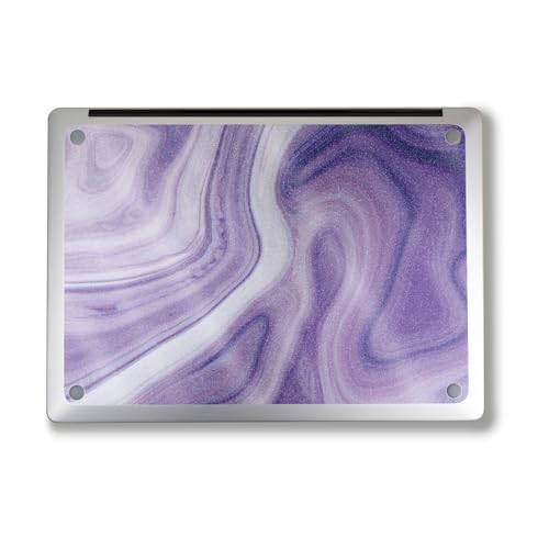 Image of Glossy Glitter Laptop Skin Compatible with Alienware M18 R2 (2024) - Lavendar Acrylic - Premium 3M Vinyl Protective Wrap Decal Cover - Easy to Apply | Crafted in The USA by MightySkins