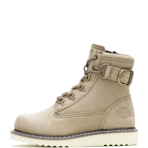 Harley-Davidson Footwear Womens Marconi Motorcycle Riding Boot, Tan, 8.5 M US by HARLEY-DAVIDSON - Image 2