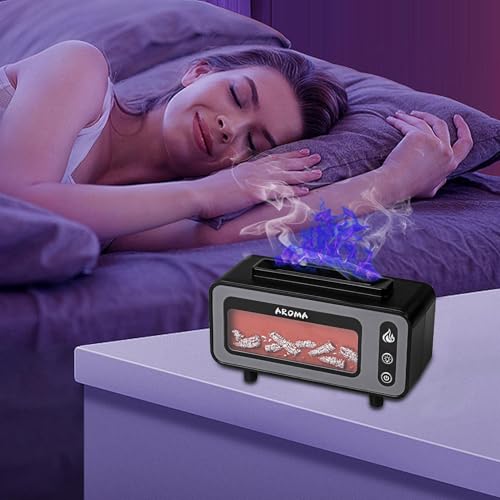 Humidificateur d'air contre la sécheresse ambiante avec diffuseur d'arômes silencieux