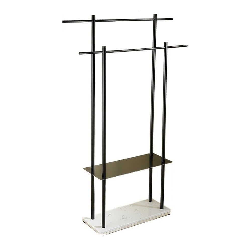 towel rail Vertical Floor-standing Marble Towel Rack Hotel Bathroom Storage Toilet Bar(White)