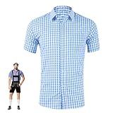 Camicia Oktoberfest colori classici: trova i colori iconici dell'Oktoberfest: rosso, verde e blu brillante. Disponibile in una vasta gamma di taglie (da M a XXXL), questa camicia da uomo tradizionale è il compagno perfetto per festeggiare con stile e autenticità nei giardini della birra o con gli amici.