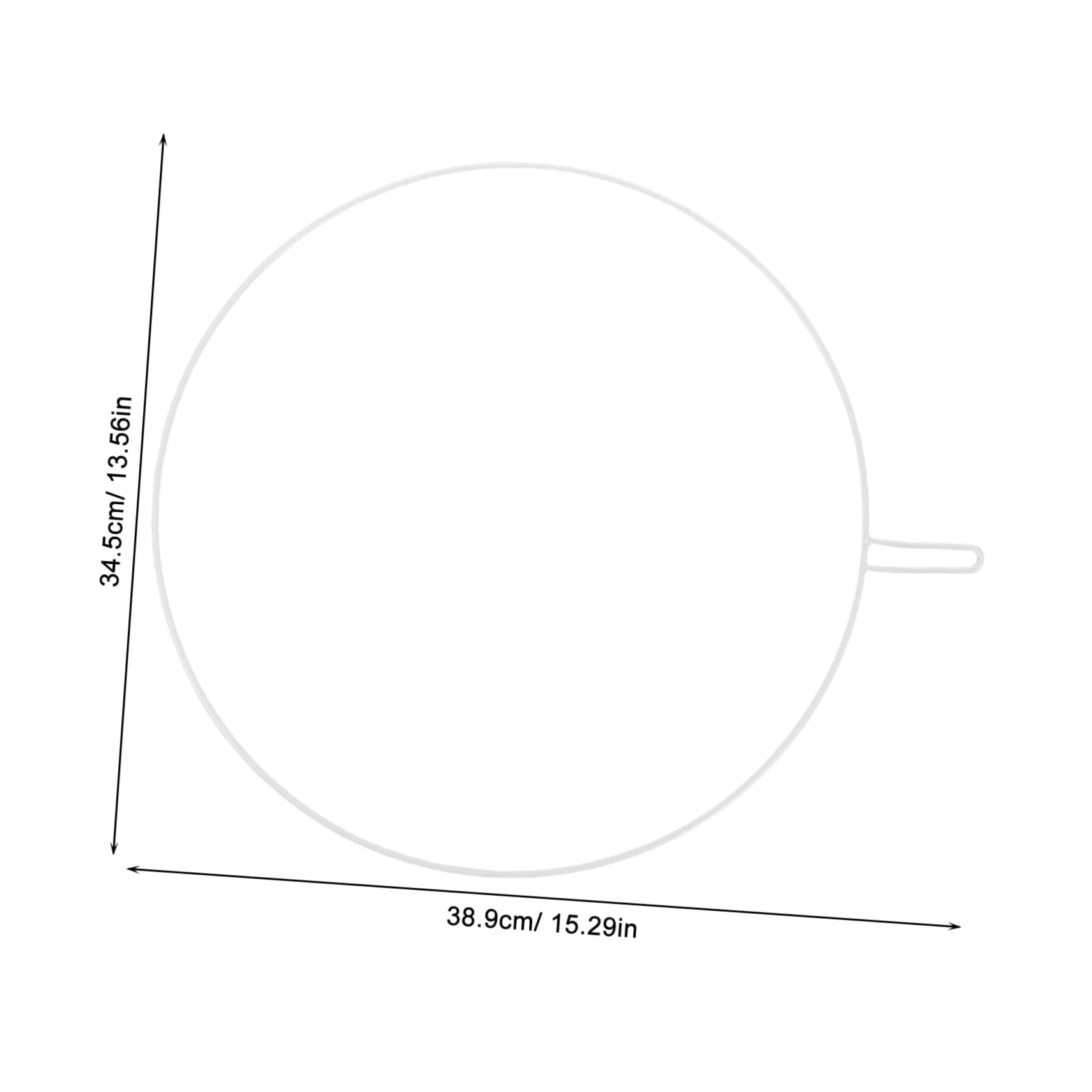 PRETYZOOM 2Pcs Crib Canopy Holder Hoop Sturdy Frame for Portable Bedside Bassinet Netting Easy Installation Canopy Bracket for Nursery Bed Accessories