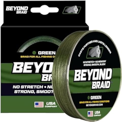 Beyond Braid Green 15LB 4-Strand Fishing Line Cover