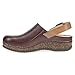 Dansko Merrin Sling-Back Mule Clog for Women - Dual-Density Cork/EVA Midsole and Lightweight Rubber Outsole Provide Durable and Comfortable Ride on Patented Stapled Construction Cordovan 7.5-8 M US