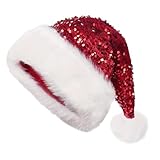 Versatile pour tous les scénarios de Noël: Plus qu’un simple chapeau de fête, utilisez-le comme accessoire photo pour des portraits de Noël en famille, un accessoire festif pour des événements de vacances au bureau ou même un petit décor (accroché sur un arbre de Noël ou une cheminée). Il fait également un cadeau réfléchi et prêt à utiliser pour les amis ou la famille qui aiment les traditions de vacances.