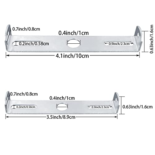 Image of 4Pieces Light Fixture Mounting Bracket for Ceiling Pendant Light Crossbar Kit Sconce Mounting Plate with Screws