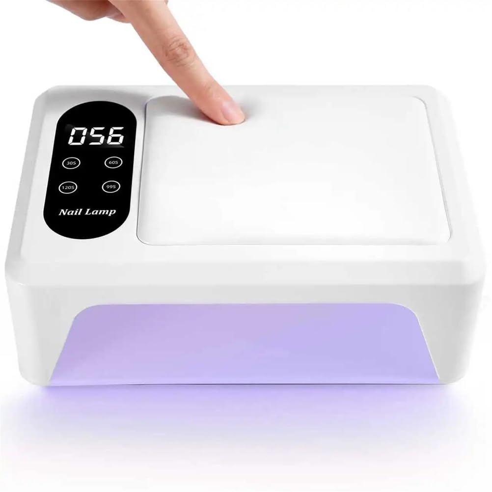 Asciugatrice per Unghie 96 LED Lampada LED UV per Unghie Smalto per Unghie Lampada per Manicure con rilevamento Intelligente Grande Spazio per Salone