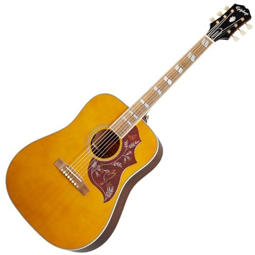 EPIPHONE BY GIBSON Epiphone Masterbilt Inspired by Gibson Hummingbird (Aged Natural Antique Gloss)