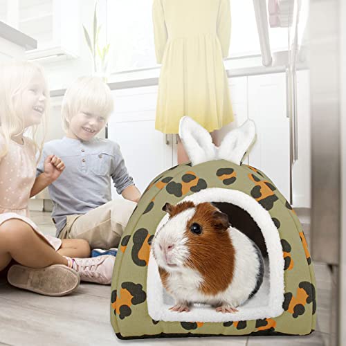 Ali2 Guinea Pig Bed Hideout Small Animal Bed House Rabbit Bed Rat Cage Accessories Washable Guinea Pig Cave Bed For Guinea Pigs Hamster Rats Bunny Chinchillas #TOP4