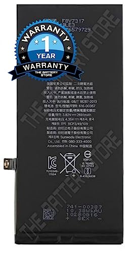 Image of THE BATTERY STORE Original Battery for iPhone 8 Plus A1864 A1897 A1898 Battery with 1 Year Warranty **** (H49)
