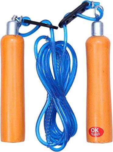 Gmefvr Skipping-Rope Jump Skipping Rope for Men, Women, Weight Loss, Kids, Girls, Children, Adult - Best in Sports, Exercise, Workout with Wooden Handle and Plastic Handle (Wooden) (B079BYJQN7) Amazon Price History, Amazon Price Tracker