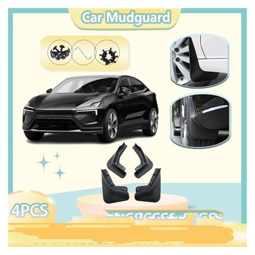 Guardabarros para Polestar 4 coche eléctrico 2024 2025 2026 juego de 4 unidades 2