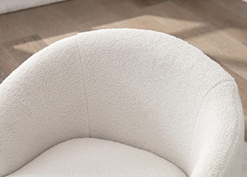 Sillón Plegable Redondo Blanco miniatura 5