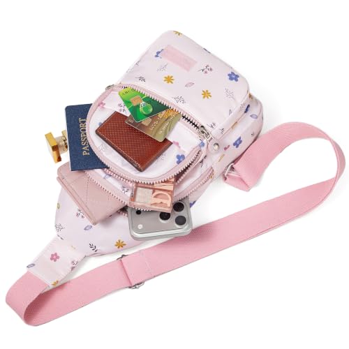 Image of Banelu Small Sling Backpack Crossbody Bags for Women Men, Sling Bag Cross Body Bag Fanny Packs Crossbody Purses