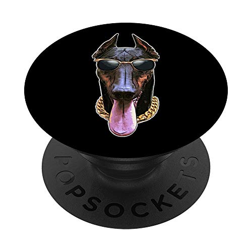 Doberman Gifts Funny Dog Lover Doberman Pinscher PopSockets PopGrip Intercambiable