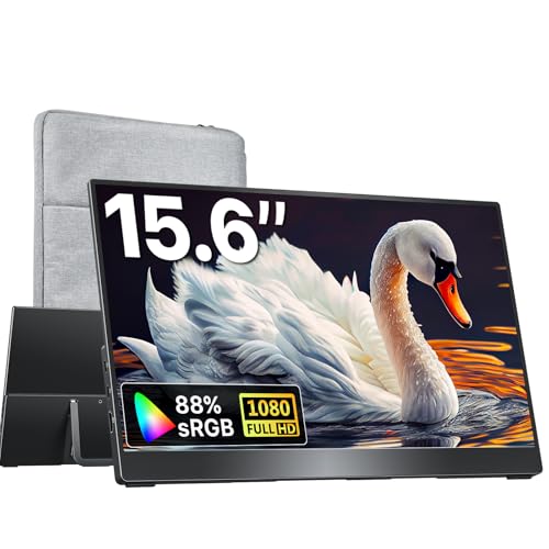 kksmart 15.6 Portable FHD Monitor with Speakers