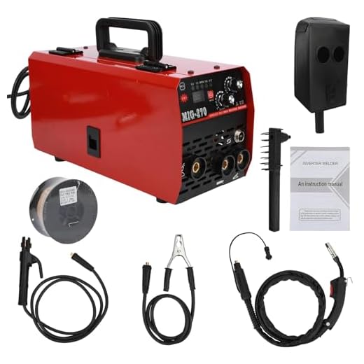 MIG270 Adjustable Inverter Welder with Mask
