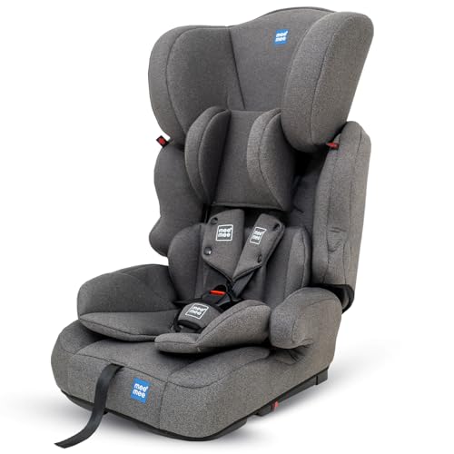 Mee Mee Baby Car Seat | Safe and Comfortable Ride for Children | Car Seat of Baby 0-12 Years Age Comes with 5 Point Safety Harness Ece R44/04 Safety Certified (Grey)