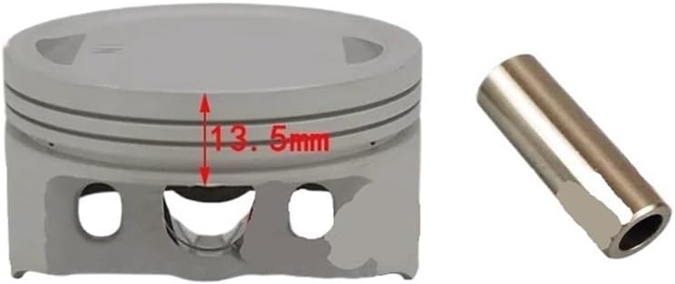 Compatible with XR150 CBF150 CBF185 CBF200 XR185 XR200 65.5mm Motorcycle Cylinder Kit(Silver)