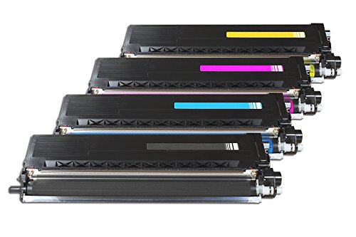 Compatible with Brother MFC-9460 CDN Toner Set Black, Cyan, Magenta, Yellow - TN-325 - for Approx. 1 x 4.000 & 3 x 3.500 Pages (5% Coverage)