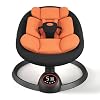 Electric Baby Swings for Infants, Portable Baby Swing with Preset Melodies, Bluetooth Swing for Newborn, Indoor & Outdoor(Black)
