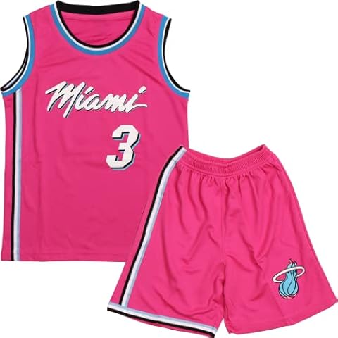 DaceStar Kids Basketball Kit 2-Piece, Basketball Kits for Boys, Basketballs Sleeveless Tank Top and Shorts Set, Kids Basketballs Jersey for 4-14 Years Old(Pink,XXL) Cover